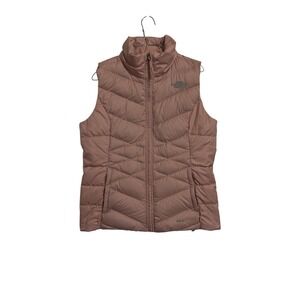 The North Face Aconcagua 550 Down Puffer Vest Womens Medium Rose Gold Pink M